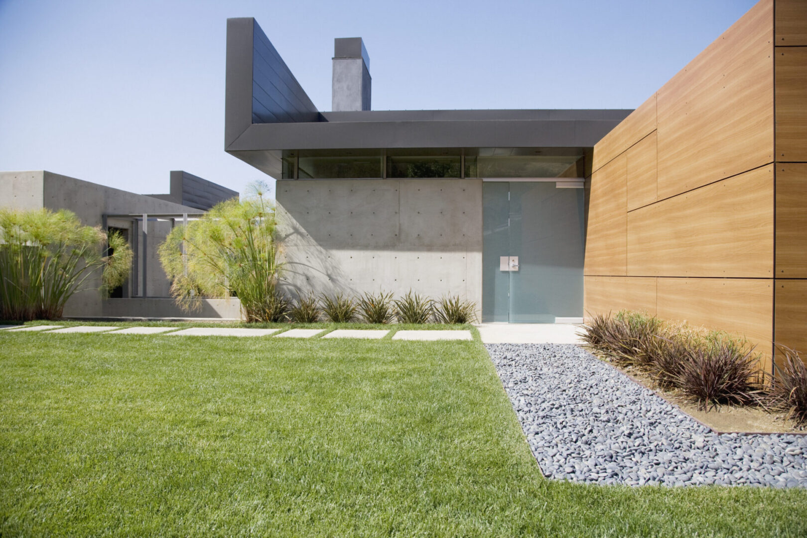 Exterior of modern house